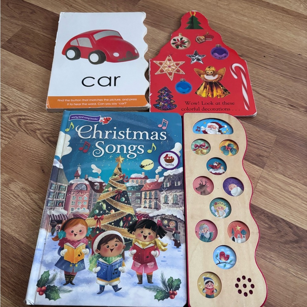 Children's Christmas Song and Story Book Set